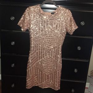 Rose Gold Sequin dress